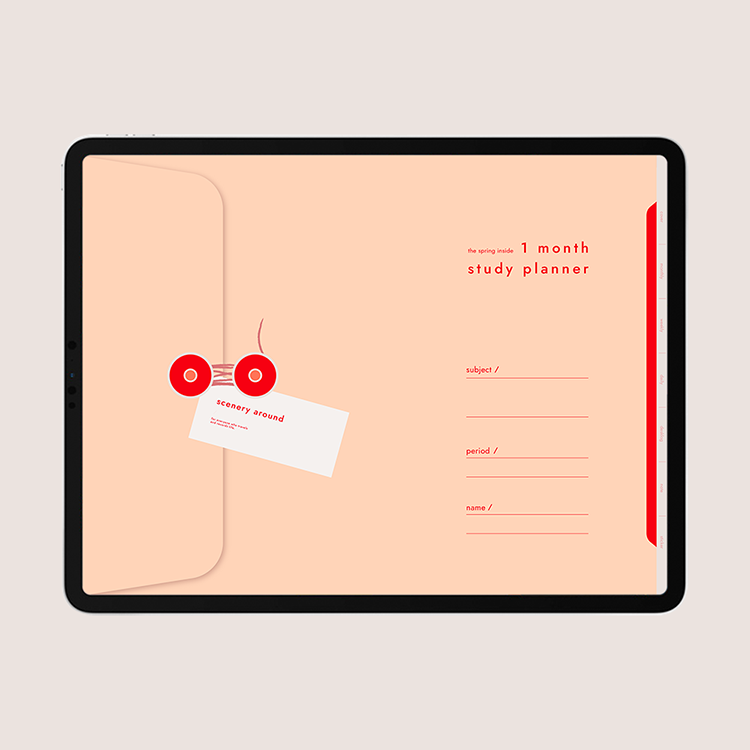 1 MONTH STUDY PLANNER vol.2 | Webudding