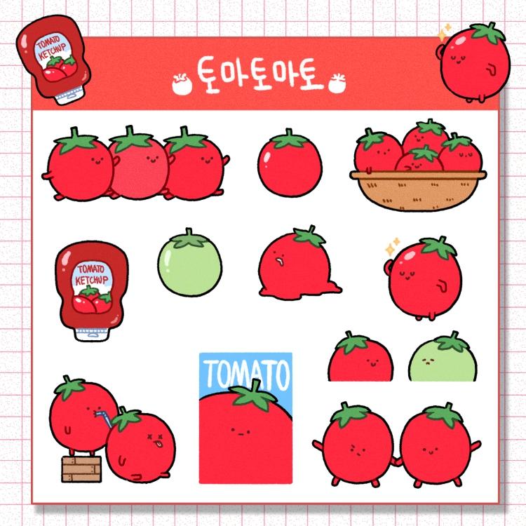 Tomatomato sticker | Webudding