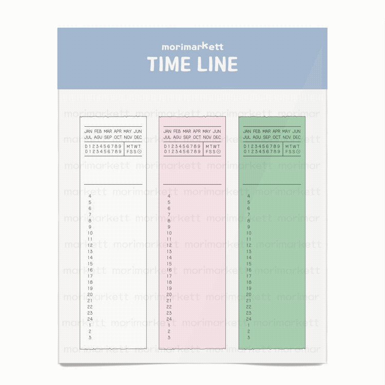 Time Line Sticker TIME LINE sticker | Webudding