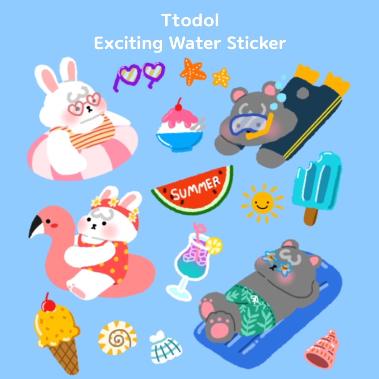 Exciting water stickers | Webudding