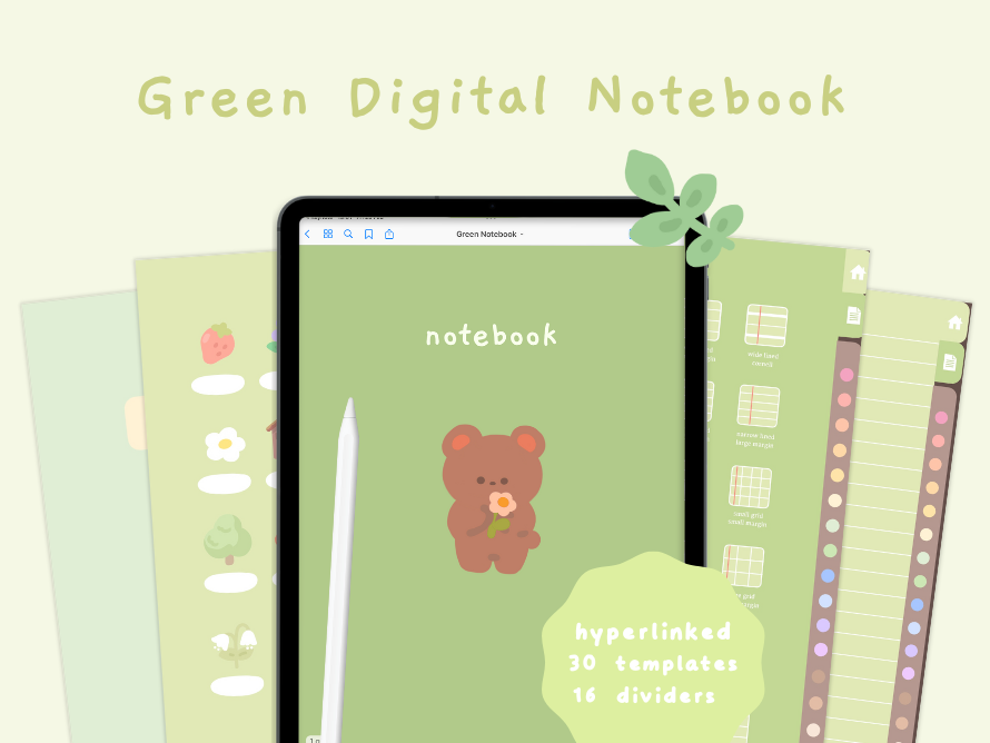 green notebook | Webudding