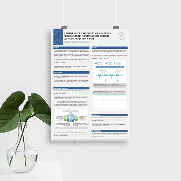 ( A0 size ) Academic conference Poster Powerpoint Template | Webudding