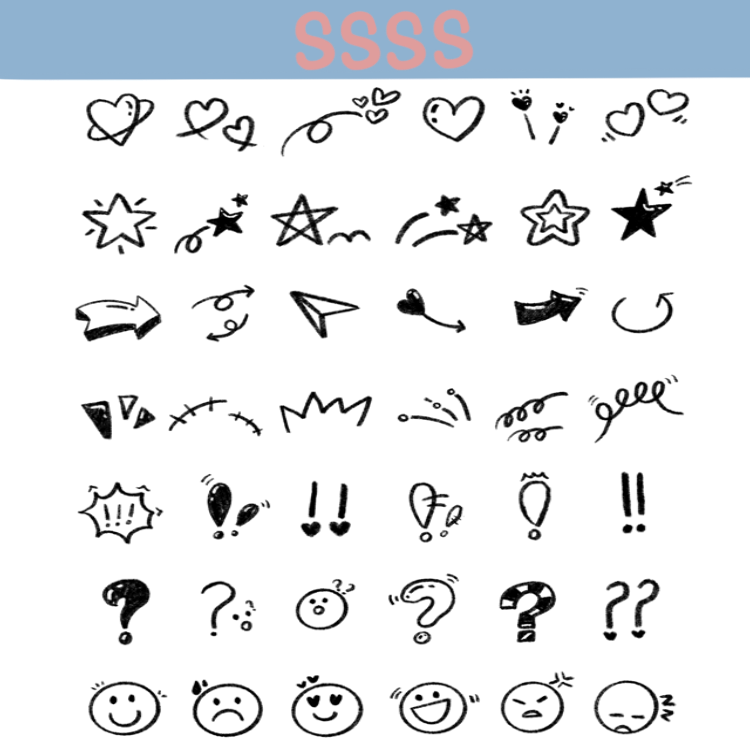 hand drawing sticker | Webudding