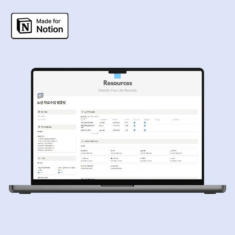 Notion Resources Template | Webudding