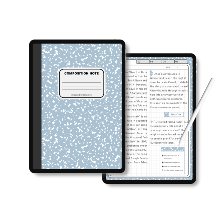 composition note paper 12type | Webudding