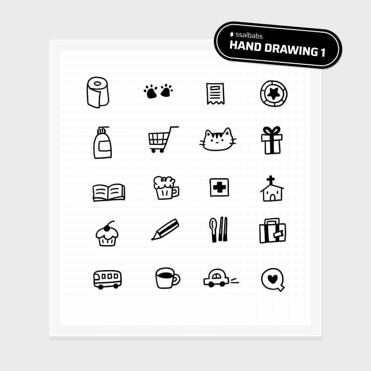 Sticker Draw By Hand daily hand drawing sticker 1 | Webudding