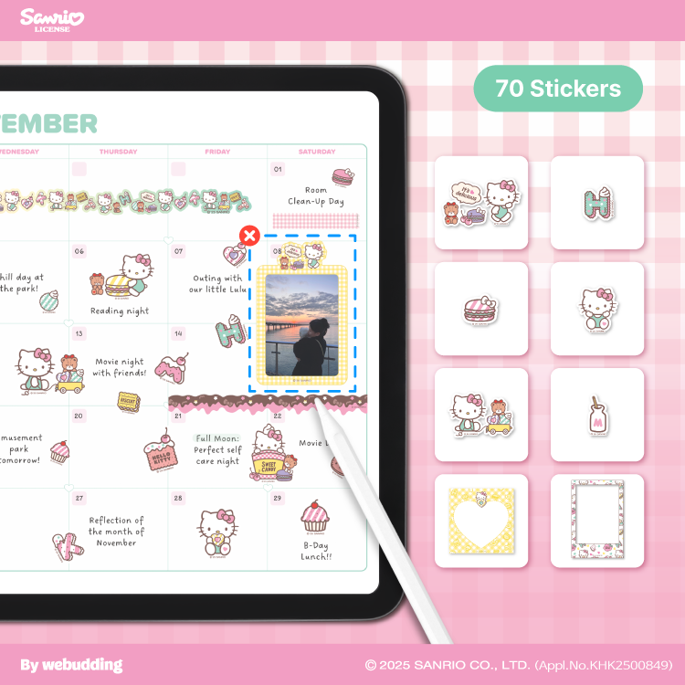 Timer Hello Kitty Sticker Hello Kitty Sticker Pack | Webudding