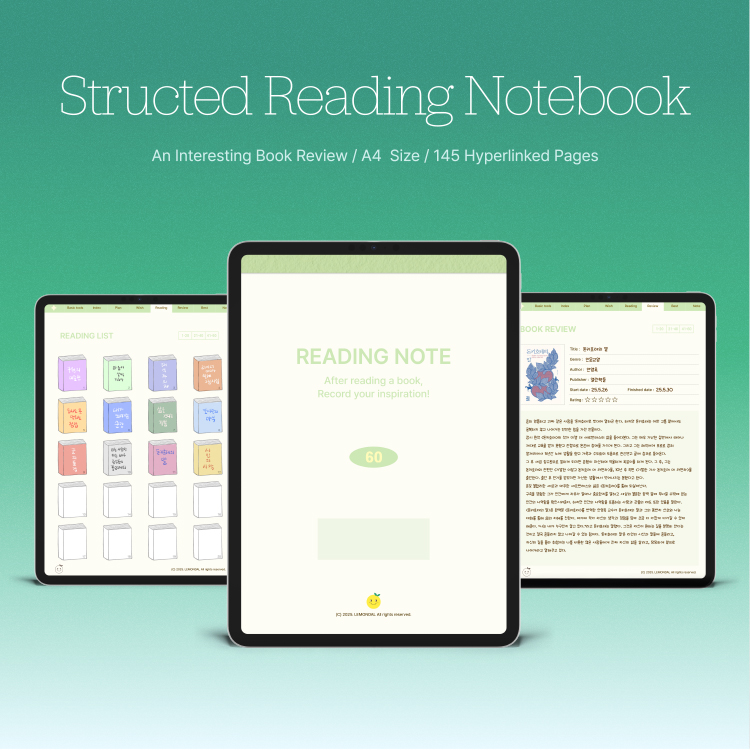 Structred Notebook Structed Reading Notebook / Hyperlink | Webudding