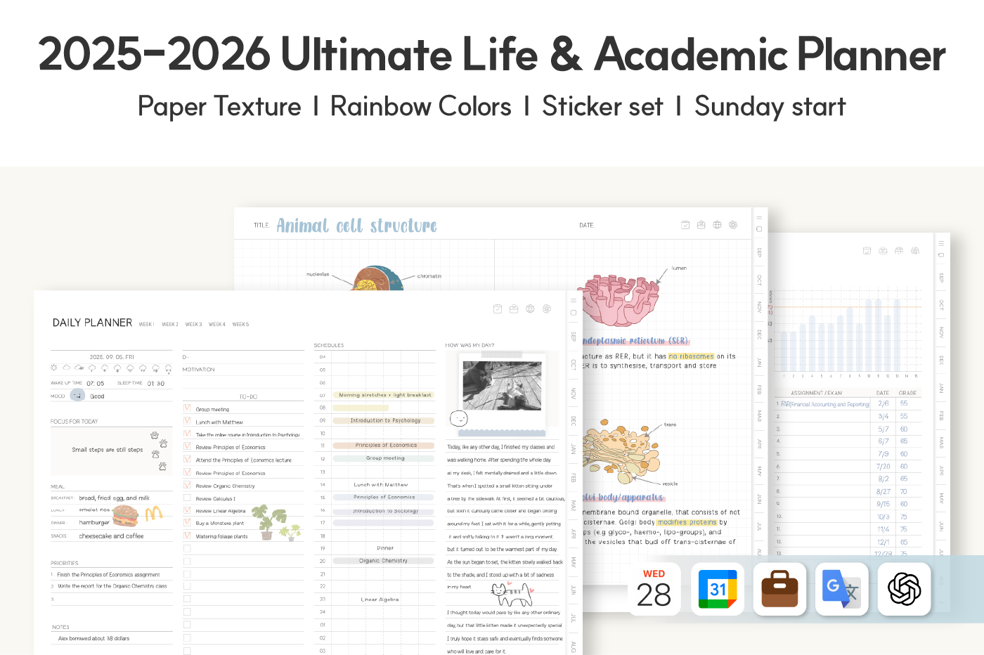 2025-2026 Ultimate Life & Academic Planner | Webudding