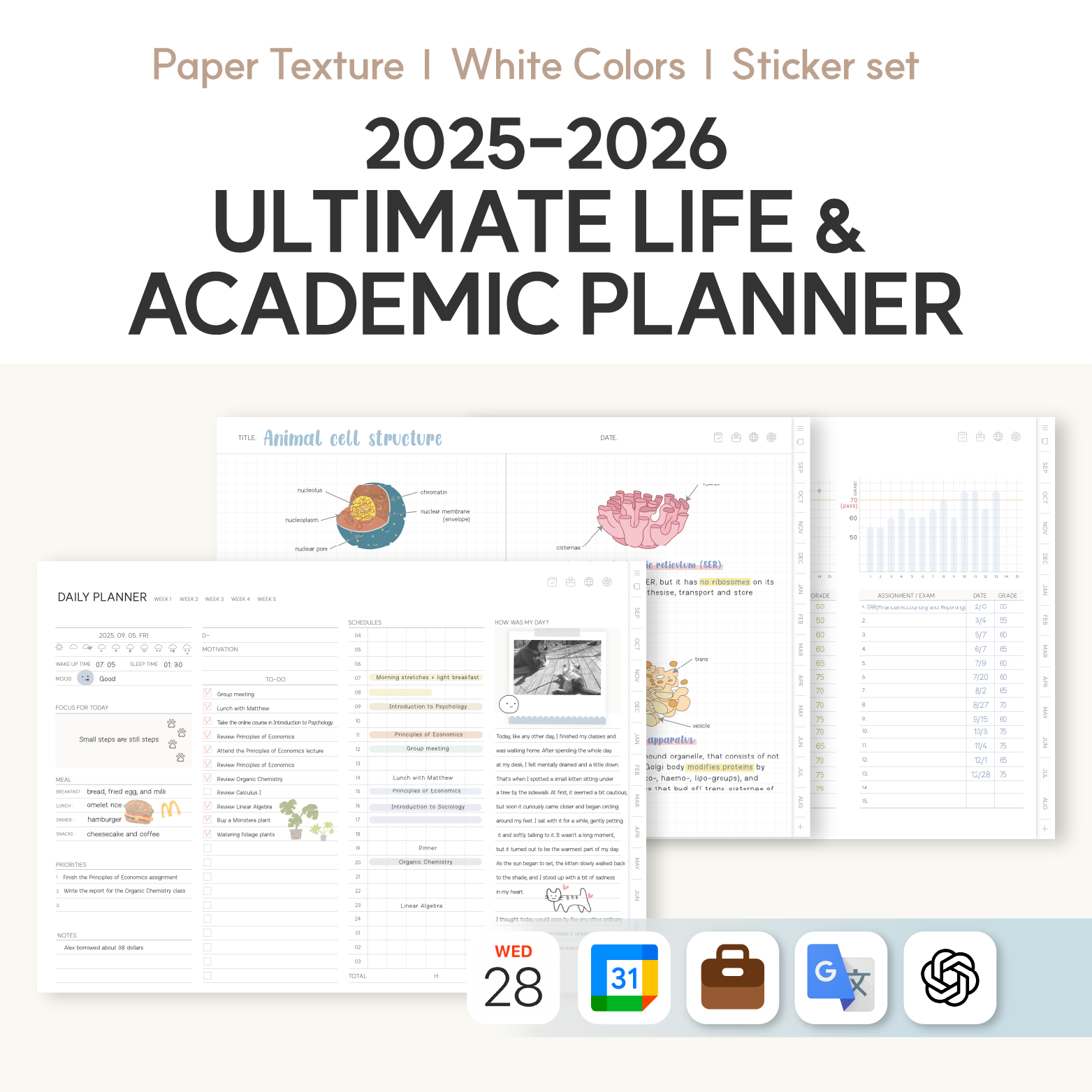 2025-2026 Ultimate Life & Academic Planner | Webudding