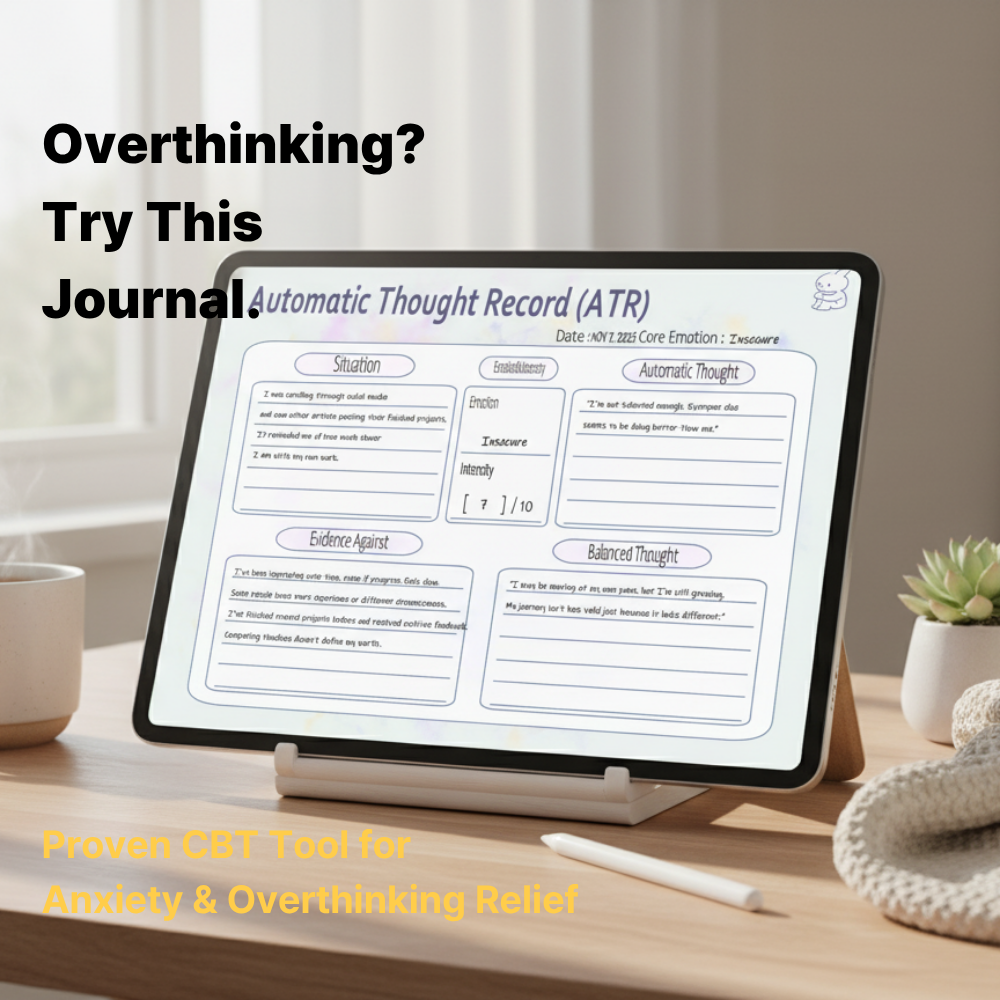 Gentle Self-Care Digital Journal | Mental Health & CBT Reflection Book ...