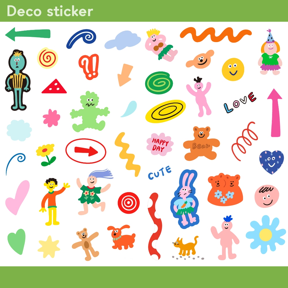 deco sticker | Webudding