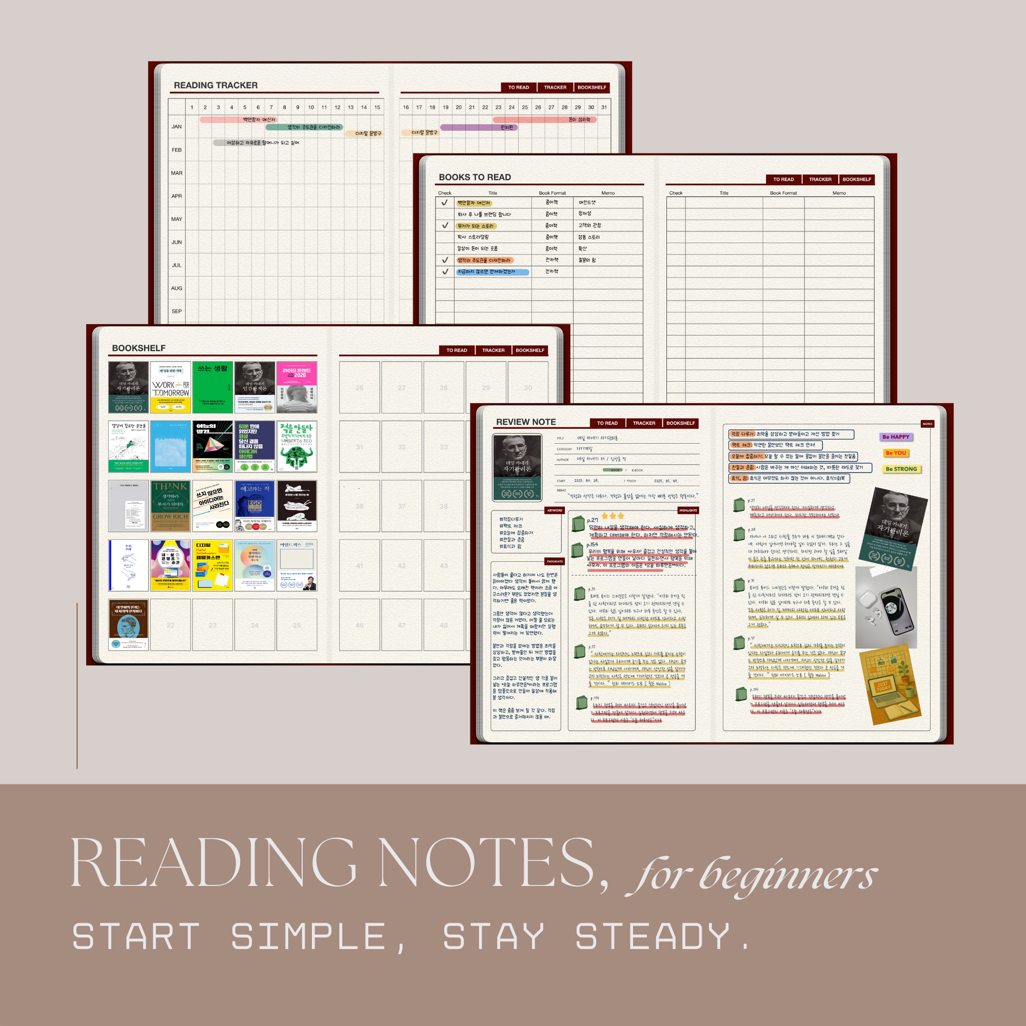 Simple Reading Notes – 50 Books | Webudding