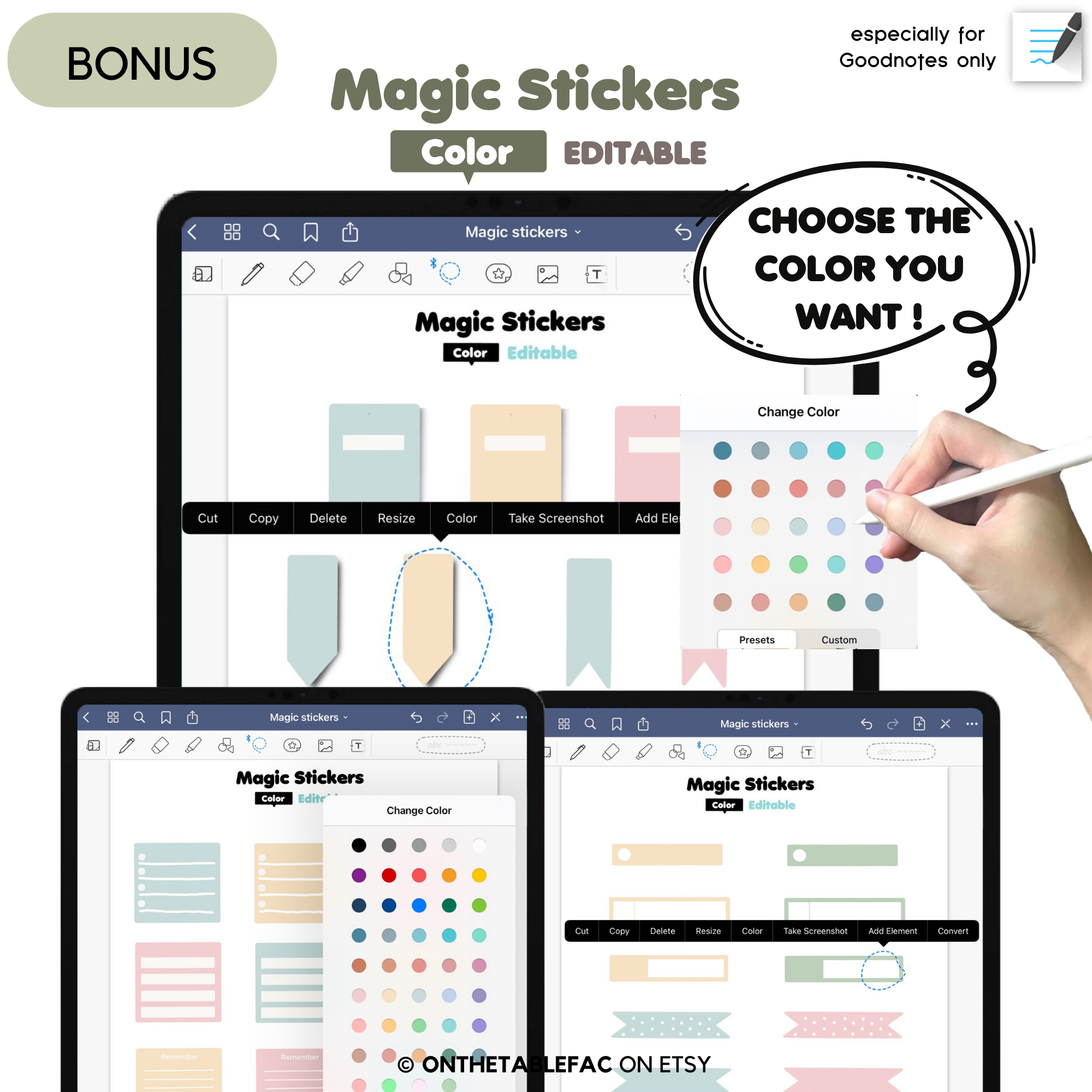 Digital Reading Journal - Book log tracker for Goodnotes | Webudding